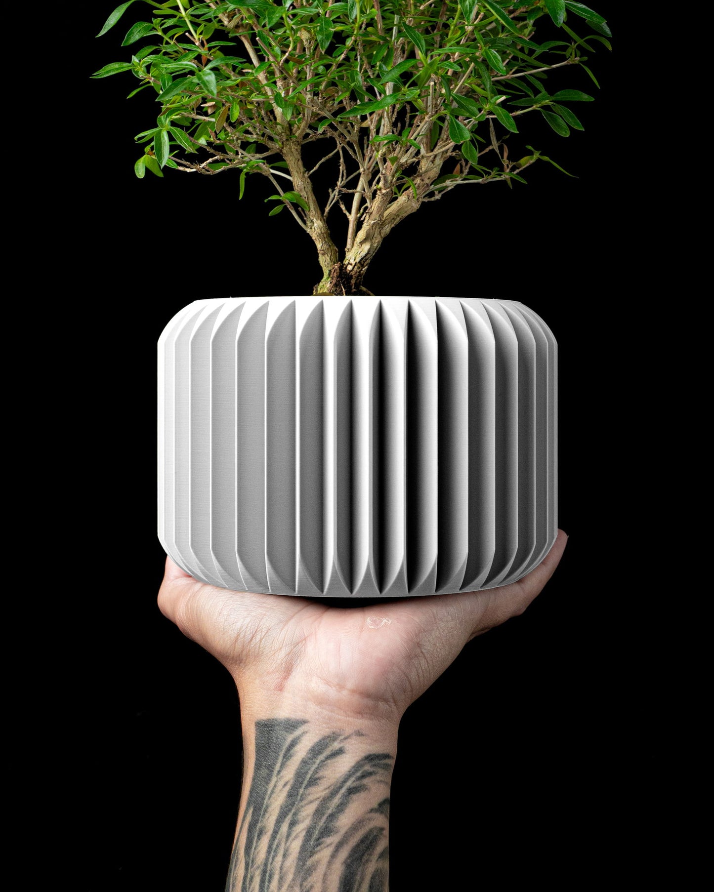 Origami Bloempot - 3D-geprinte bloempot in PLA | Laagjesland