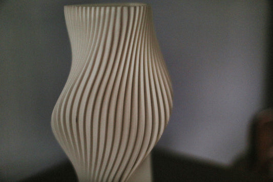 Een 3d-geprinte vaas voor bloemen, ontwerp en toepassingen