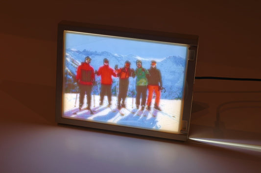 Bijzondere fotolijstjes met 3D lithografie: jouw foto als lichtgevend kunstwerk